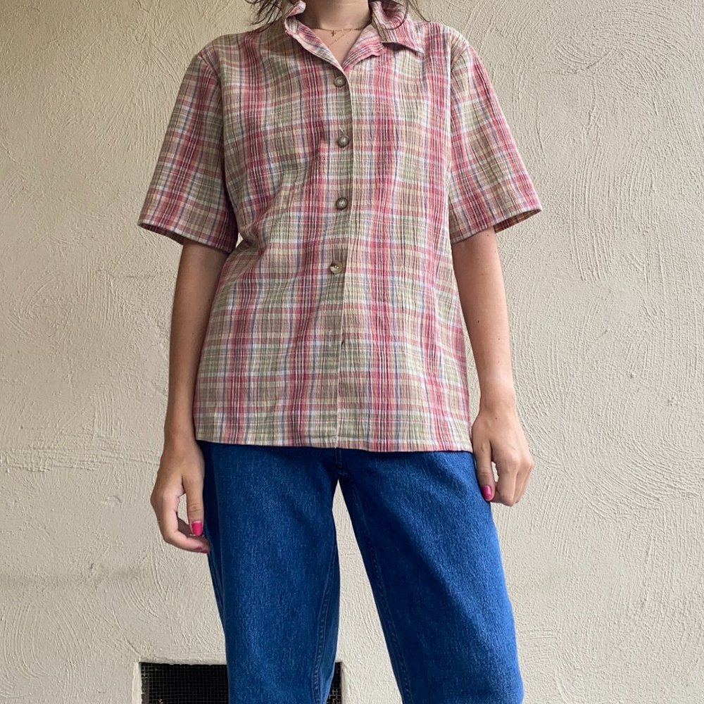 y2k indie skater dad oversized button-up t-shirt